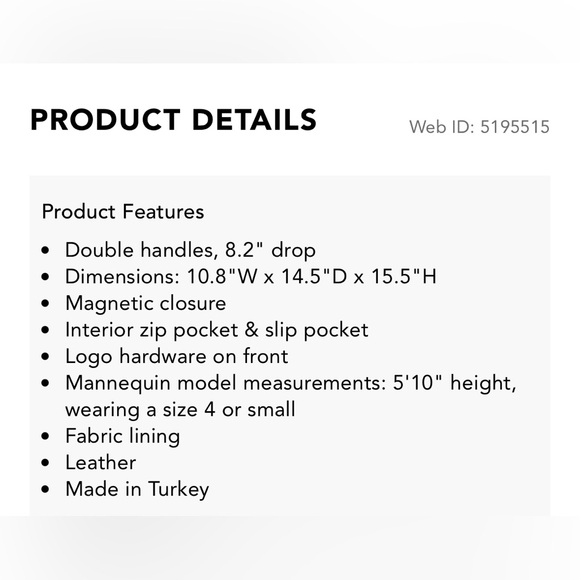 Anine Bing Elly Black Croc-Embossed Leather Tote Bag - Picture 10 of 10